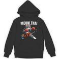 Muay Thai Cat Meow Thai Boxing Martial Art Kids Unisex Hoodie, trending gift Muay Thai Cat Meow Thai Boxing Martial Art Kids Unisex Hoodie, trending gift