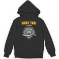Muay Thai Sak Yant MMA Tattoo Tiger Lion Knife Martial Art Unisex Hoodie, trending gift