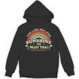 Muay Thai Shirt A Girl Who Loves Sunshine And Muay Thai Unisex Hoodie, trending gift Muay Thai Shirt A Girl Who Loves Sunshine And Muay Thai Unisex Hoodie, trending gift
