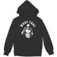 Muay Thai Skeleton Fighter MMA Club Coach Martial Arts Fight Unisex Hoodie, trending gift