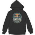 National Park Voyageurs Retro Sunset Canoe Paddling Badge Unisex Hoodie, trending gift