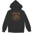 Retro Muay Thai Discipline Thai Boxing Warrior Art Unisex Hoodie, trending gift