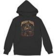 Retro Nak Muay Muay Thai Fighter Thai Boxing Gym Bear Unisex Hoodie, trending gift Retro Nak Muay Muay Thai Fighter Thai Boxing Gym Bear Unisex Hoodie, trending gift