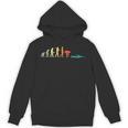 Retro Swimming Evolution For Swimmers Small Unisex Hoodie, trending gift