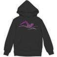 Silhouette Icon Swimmer Stuff Girls Swimming Unisex Hoodie, trending gift
