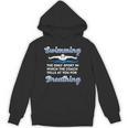 Swim Team Swimming Coach Quote Swim Breathing Joke Unisex Hoodie, trending gift