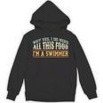 Swimming Swimmer Eating Swim Unisex Hoodie, trending gift