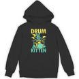 Women's Cute Drummer Cat Drum Kitten Unisex Hoodie, trending gift Women's Cute Drummer Cat Drum Kitten Unisex Hoodie, trending gift