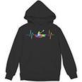 Women's Kayaking Heartbeat Tie Dye Canoe Boating Kayaks Unisex Hoodie, trending gift