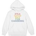 It's A Good Day For Canoeing Retro 70s Vintage Distressed Raglan Baseball Tee Unisex Hoodie, trending gift