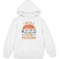 I Need A Good Paddling Retro Sunset Canoe Raglan Baseball Tee Unisex Hoodie, trending gift