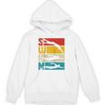 Swim Swimming Vintage Retro Swimmer Raglan Baseball Tee Unisex Hoodie, trending gift