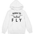Swimmer Swim Team Born To Fly Butterfly Stroke Swimming Unisex Hoodie, trending gift
