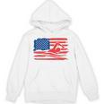 Vintage American Flag Swim Team Swimmer Funny Swimming Gift Unisex Hoodie, trending gift