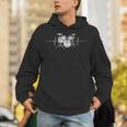 ECG Heartbeat Music Lovers Drumsticks Drum Kit Unisex Hoodie ECG Heartbeat Music Lovers Drumsticks Drum Kit Unisex Hoodie