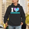 I Love Swimming Swimmer Swim Unisex Hoodie I Love Swimming Swimmer Swim Unisex Hoodie
