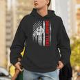 Muay Thai Boxing US American Flag Unisex Hoodie