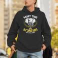 Muay Thai Elephant Martial Arts Thai Boxing Coach Lover Unisex Hoodie