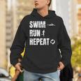 Swimrun Endurance Sports Swimming Running Swim Run Unisex Hoodie