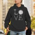 Women's Drum Kit Love Illustration For Music Enthusiasts Unisex Hoodie