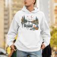 Canoe Ghost Camping Ghost Lake Halloween Spooky Fall Camping Unisex Hoodie