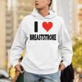 I Love Breaststroke Heart Swim Swimmer Pool Swimming Unisex Hoodie I Love Breaststroke Heart Swim Swimmer Pool Swimming Unisex Hoodie