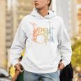 Vintage Drummer Drum Kit Unisex Hoodie