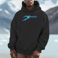 Blue Water Swimming In Freestyle Stroke Unisex Hoodie Blue Water Swimming In Freestyle Stroke Unisex Hoodie
