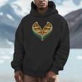 Canoe Heart Cute Minimalist Paddling Adventure Unisex Hoodie