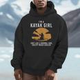 Cool Kayak For Women Girls Kayaker Canoe Kayaking Paddle Oar Unisex Hoodie