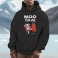 Moo Thai Muay Thai Cow Thai Boxing For Kids Muay Thai Unisex Hoodie Moo Thai Muay Thai Cow Thai Boxing For Kids Muay Thai Unisex Hoodie