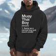 Muay Thai Boy Definition Martial Arts Sports Unisex Hoodie