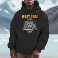 Muay Thai Sak Yant MMA Tattoo Tiger Lion Knife Martial Art Unisex Hoodie