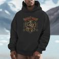 Retro Muay Thai Shorts Thai Boxing Fighter Style Skeleton Unisex Hoodie