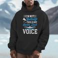 Swim Dad Voice Swimming Dad Of A Swimmer Father Unisex Hoodie