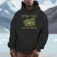Swimmer Crocodile Swimming Humor How Fast You Can Swim Unisex Hoodie Swimmer Crocodile Swimming Humor How Fast You Can Swim Unisex Hoodie