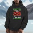 Swimming Coach Christmas Xmas Swimming Santa Unisex Hoodie