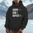 Swimrun Endurance Sports Swimming Running Swim Run Unisex Hoodie