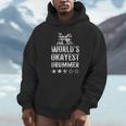 Vintage World'S Okayest Drummer Drum Kit Unisex Hoodie Vintage World'S Okayest Drummer Drum Kit Unisex Hoodie