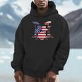Women's American Flag Drum Kit Patriotic US Drum Art Unisex Hoodie Women's American Flag Drum Kit Patriotic US Drum Art Unisex Hoodie