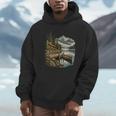 Women's Lakeside Canoe Cabin Escape Scene Unisex Hoodie Women's Lakeside Canoe Cabin Escape Scene Unisex Hoodie