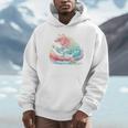 Canoe Bear Canoeing Raglan Baseball Tee Unisex Hoodie