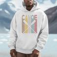 Canoe Vintage Canoeing Retro Canoe Paddling Unisex Hoodie
