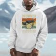 Drummer Better Timing Retro Vintage Sunset Drum Kit Graphic Unisex Hoodie Drummer Better Timing Retro Vintage Sunset Drum Kit Graphic Unisex Hoodie