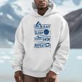 Eat Sleep Swimming Repeat Swimming Unisex Hoodie Eat Sleep Swimming Repeat Swimming Unisex Hoodie