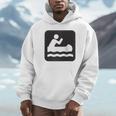 Outdoors Water Sports Canoe Canoeist Raglan Baseball Tee Unisex Hoodie