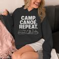 Camp Canoe Repeat Outdoor Adventure Unisex Hoodie