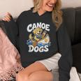 Canoe Dogs Golden Retriever Paddling Graphic Unisex Hoodie Canoe Dogs Golden Retriever Paddling Graphic Unisex Hoodie