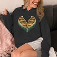 Canoe Heart Cute Minimalist Paddling Adventure Unisex Hoodie