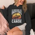 Canoe Old Man Sleeveless Unisex Hoodie